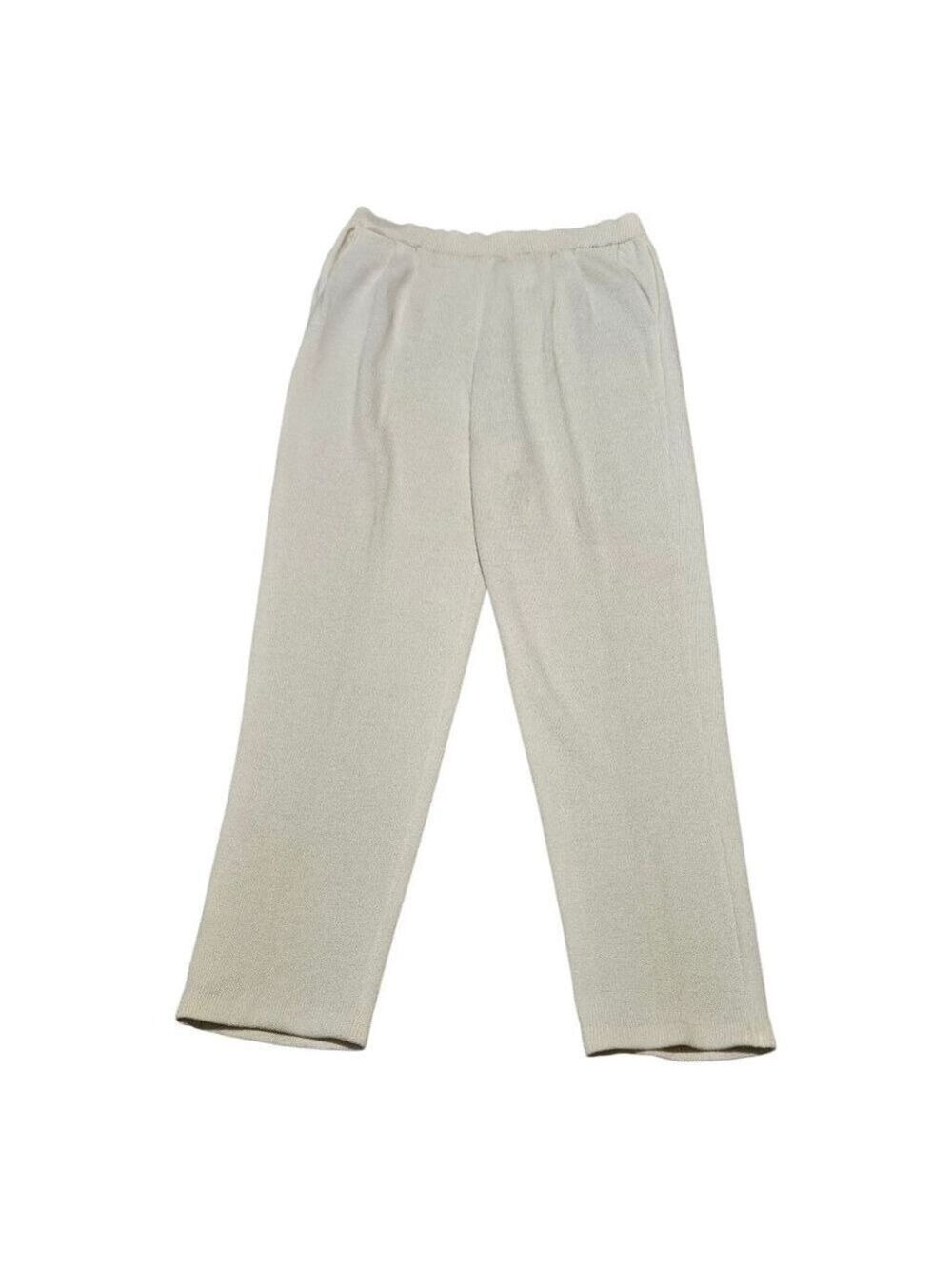 St. John Basics Cream Pants Size 10